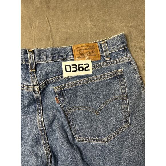 Vintage Levi Jeans Mens 40x38 Orange Tab 545 Loose‎ Fit Straight Leg Cotton 90s - Picture 5 of 9